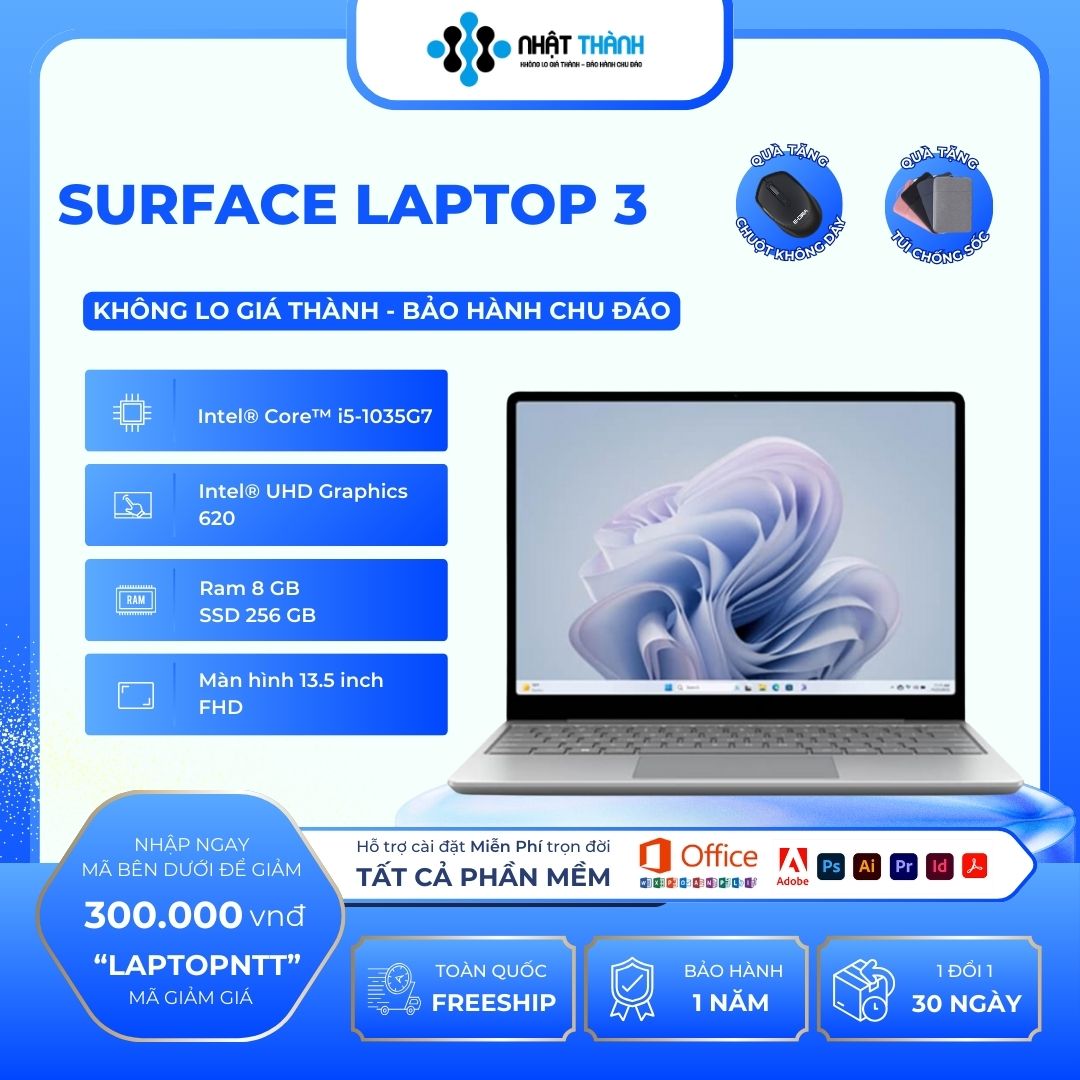 Microsoft Surface Laptop 3/core i5/RAM 8GB/SSD 265GB/2K