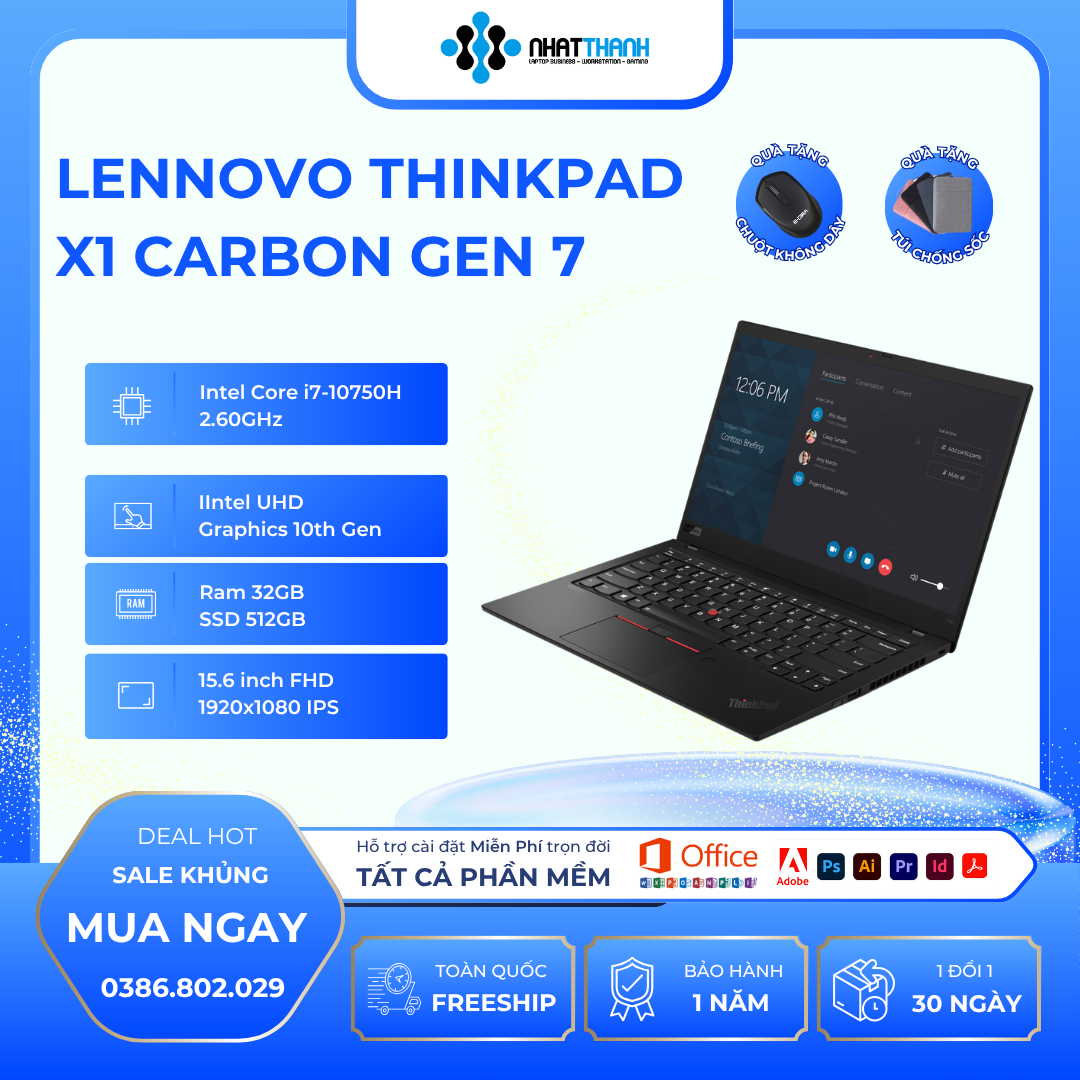 Lenovo Thinkpad X1 Carbon Gen 7