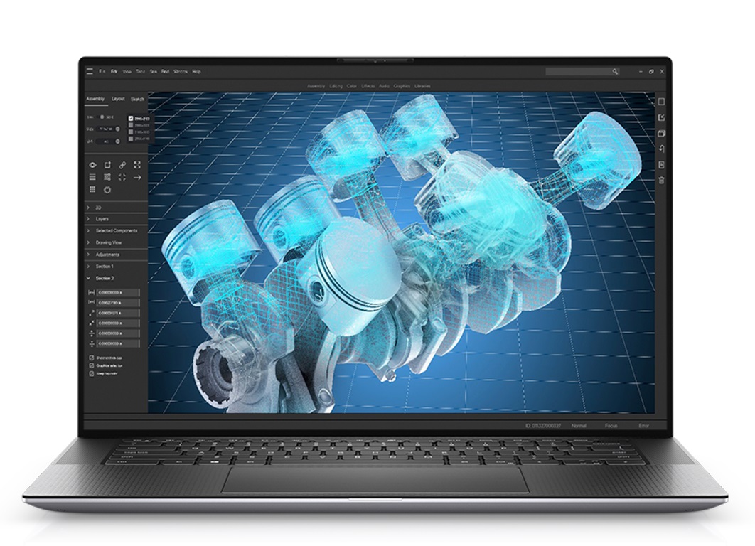 DELL Precision 5550/Core i7 10750H /16GB/ SSD 512GB/NVIDIA GeForce Quadro T1000 4GB DDR5 /15.6 inch WUXGA (1920&#215;1200)