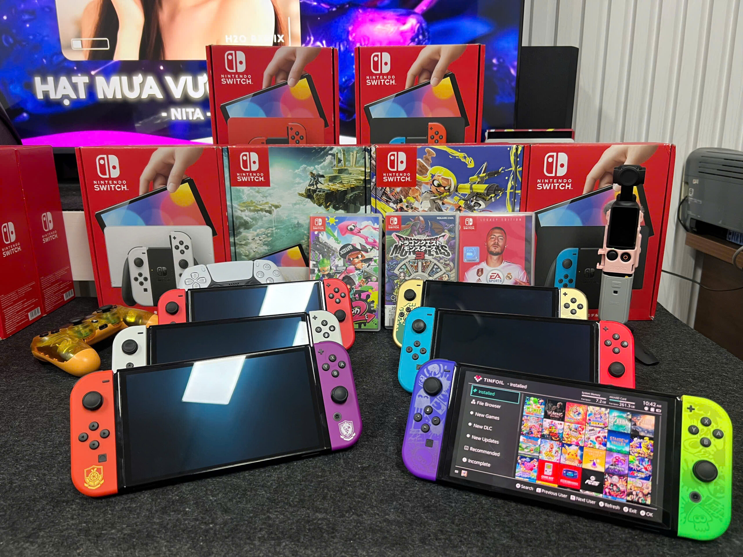 Nintendo Switch OLED Chính hãng | Full Box & phụ kiện LIKE NEW 99% (Mod Chip HẮC ÁM FULL GAME) | NT Game Shop 23 Nintendo Switch OLED Chính hãng | Full Box & phụ kiện LIKE NEW 99% (Mod Chip HẮC ÁM FULL GAME) | NT Game Shop