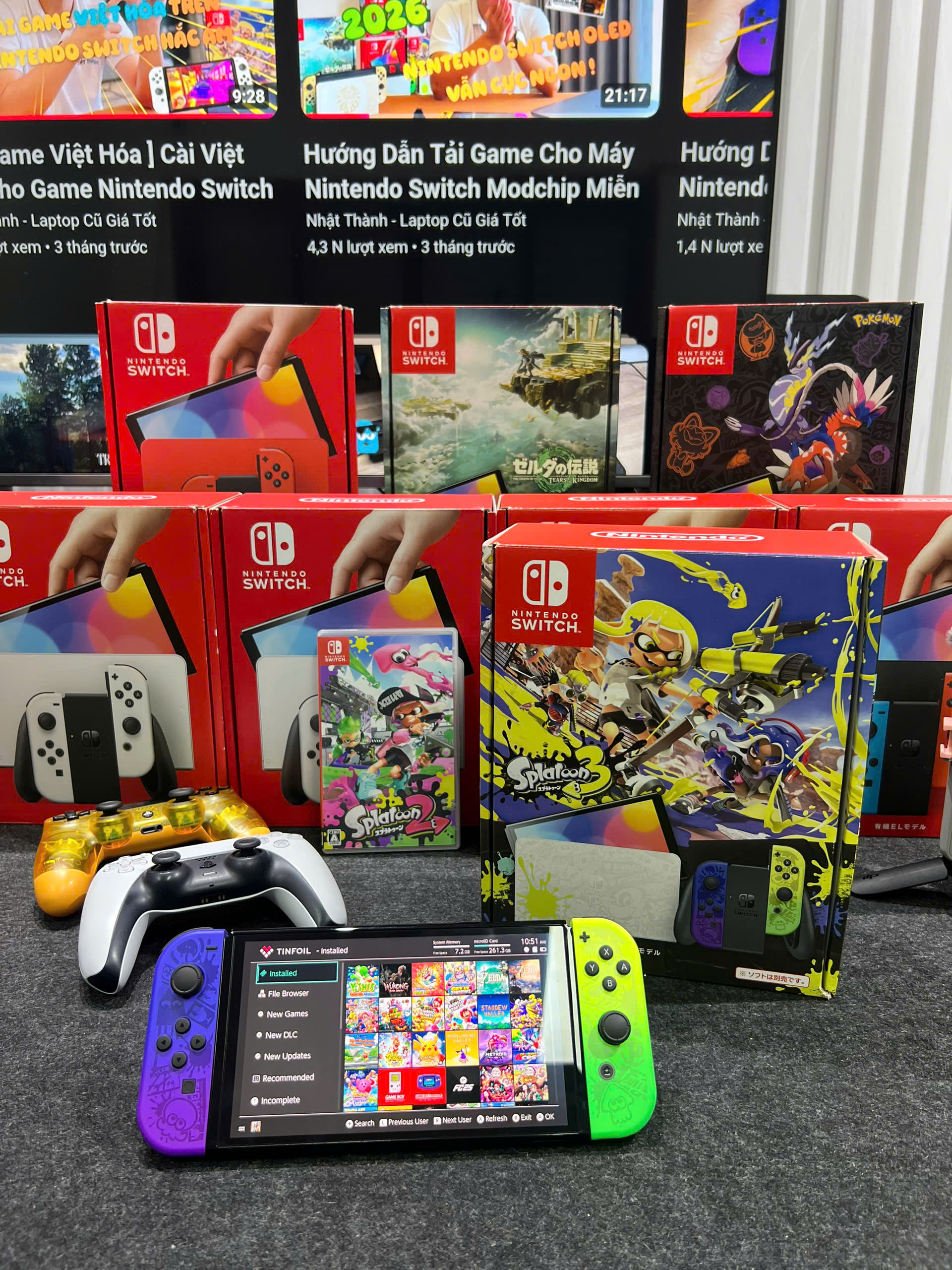 Nintendo Switch OLED Chính hãng | Full Box & phụ kiện LIKE NEW 99% (Mod Chip HẮC ÁM FULL GAME) | NT Game Shop 22 Nintendo Switch OLED Chính hãng | Full Box & phụ kiện LIKE NEW 99% (Mod Chip HẮC ÁM FULL GAME) | NT Game Shop